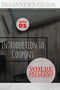 Introduction to coupon lesson one pinterest