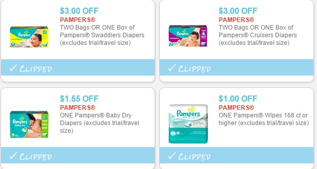 pampers coupons deal
