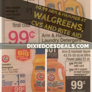 Arm & Hammer $0.99 Coupon Deal