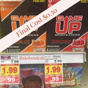 game up fruit snacks coupon