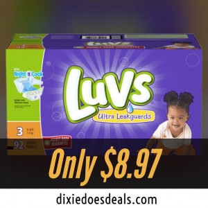 luvs diapers deal