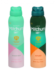 mitchum dry spray deal