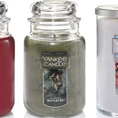 Large Jar Yankee Candles Only $10!