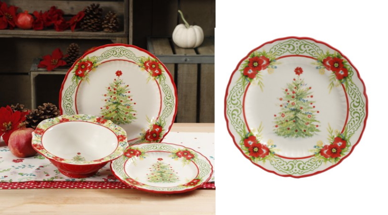 The Pioneer Woman Garland 12-Piece Dinnerware Set on Clearance